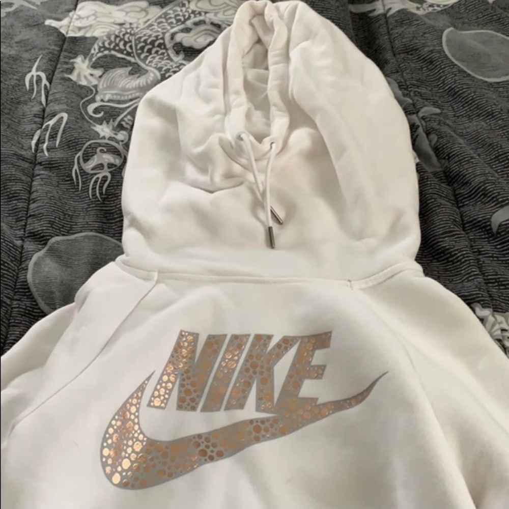 Nike white hoodie